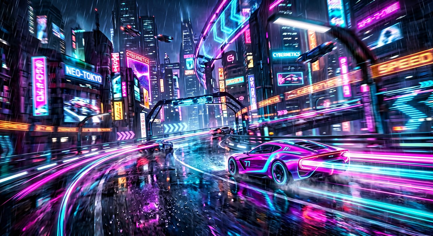 Velocity 2099 — cyberpunk hover racing game developed by Garc Game Inc